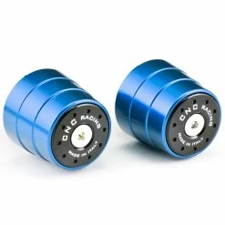 Cnc Racing Terminali Manubrio Cnc Contrappesi Manubrio Bi-color Blu