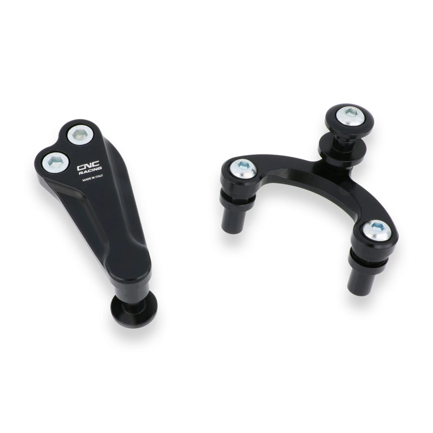 Cnc Racing Accessori Vari Supporto Cnc Amm Sterzo Nero Ohlins Ducati Supersport