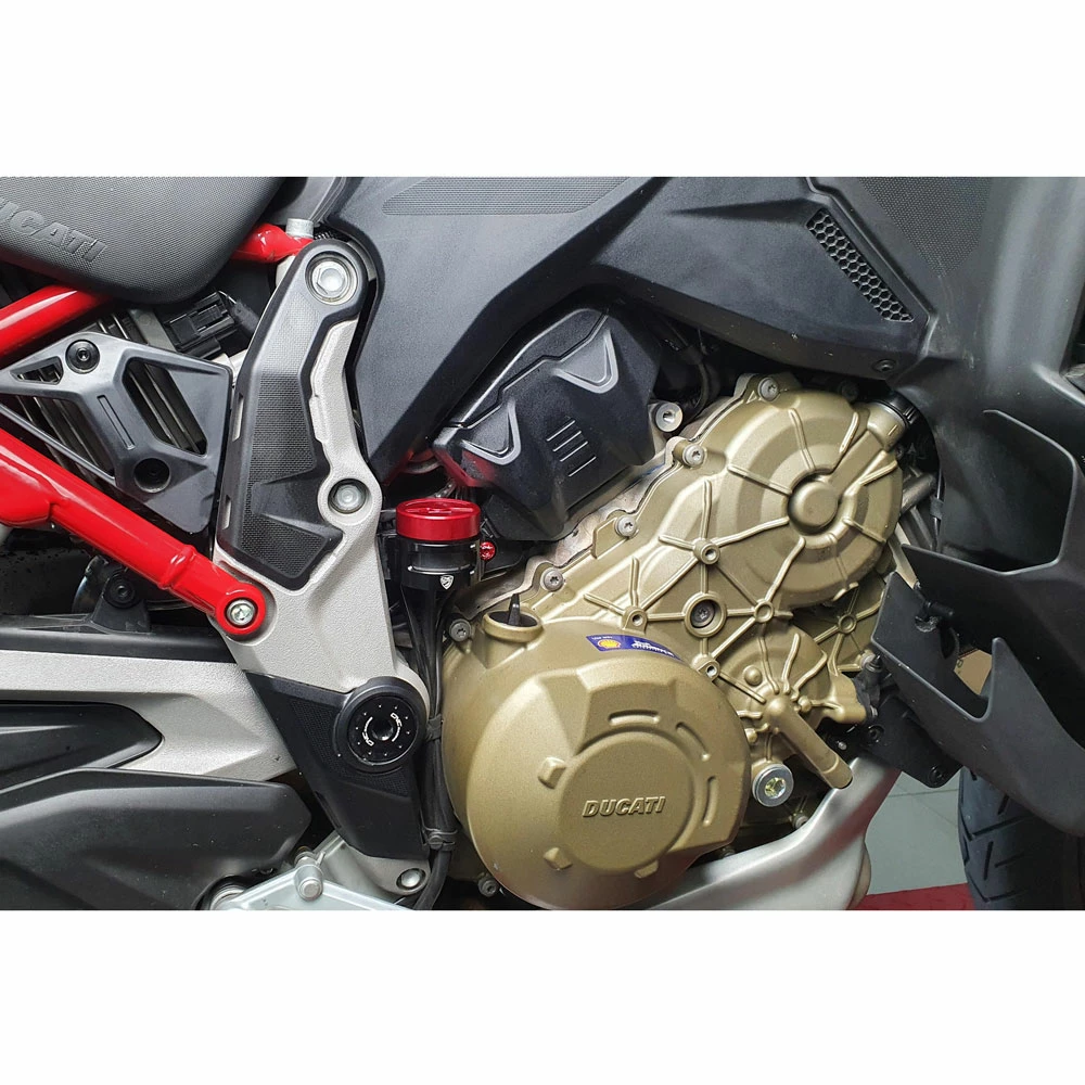 Cnc Racing Accessori Vari Cnc Racin Fascetta Freno Posteriore Multistrada V4 Nero - immagine 2
