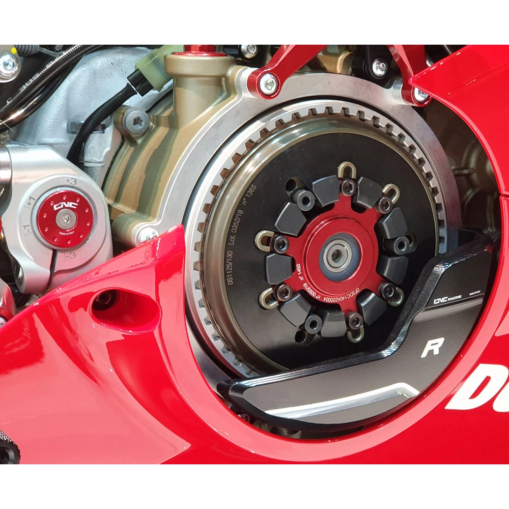 Motore Carter Frizione Cnc Racing Pr314bs Nero Argento - immagine 2