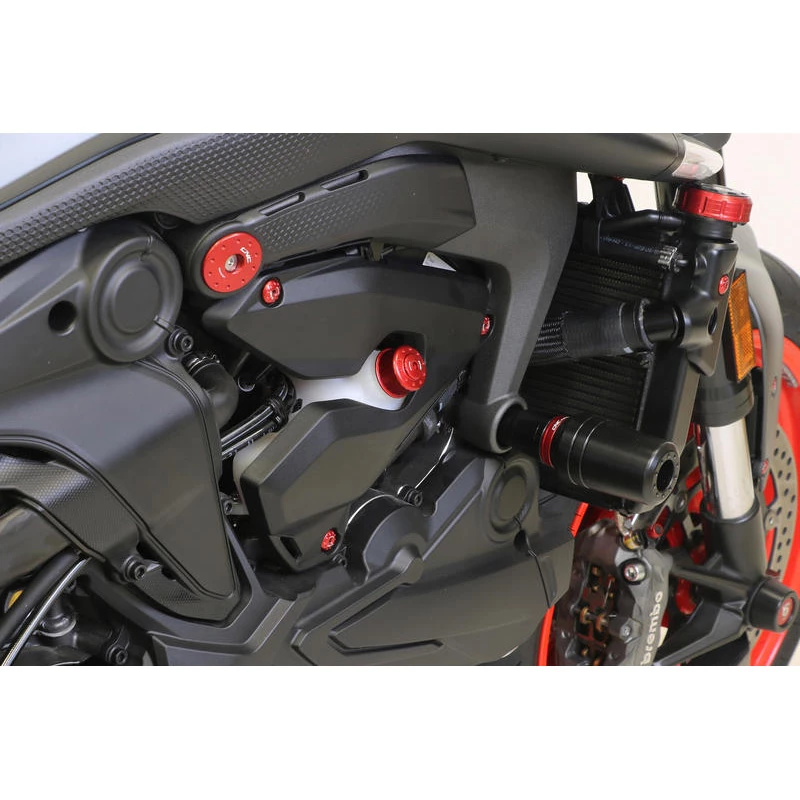 Tamponi Paratelaio Cnc Racing Tc325 Rosso - immagine 2