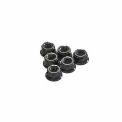 Cnc Racing Accessori Vari Cnc Dadi Flangia Portacorona Ducati M10x1.0 Nero