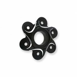 Trasmissioni Flangia Portacorona Cnc Racing Ducati Nero Argento